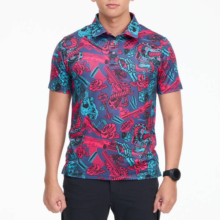 เสื้อโปโลฮาวาย VALOR PX - Venom Royale Polo Hawaii Shirt