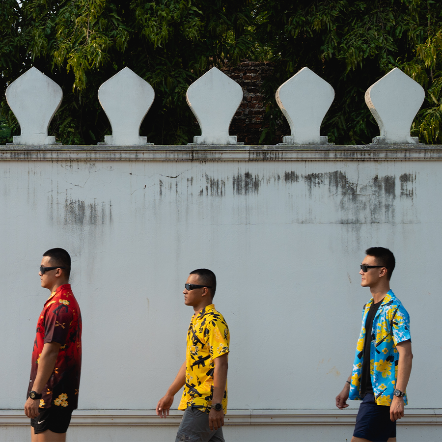 เสื้อฮาวาย VALOR PX - เอราวัณ M5 Hawaii Shirt