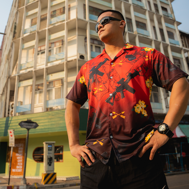 เสื้อฮาวาย VALOR PX - เอราวัณ M5 Hawaii Shirt