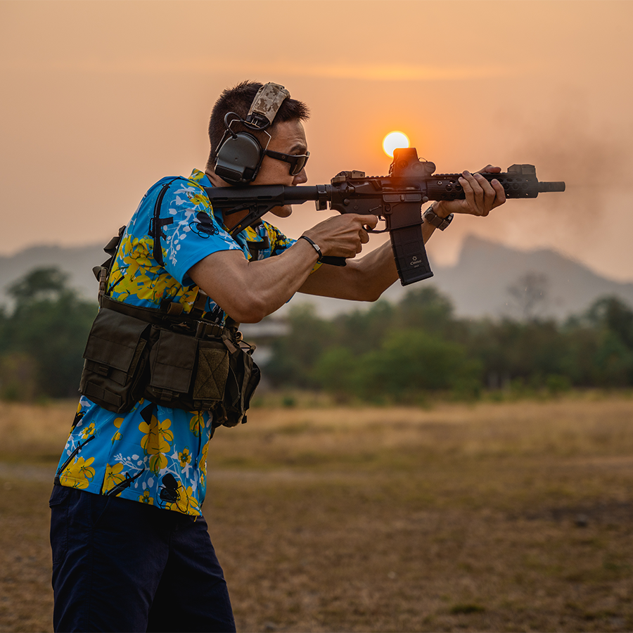 เสื้อฮาวาย VALOR PX - ไอยรา ห้าห้าหก Hawaii Shirt [Blue]