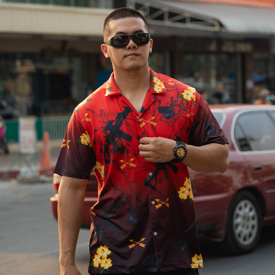 เสื้อฮาวาย VALOR PX - เอราวัณ M5 Hawaii Shirt