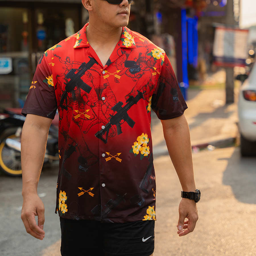 เสื้อฮาวาย VALOR PX - เอราวัณ M5 Hawaii Shirt