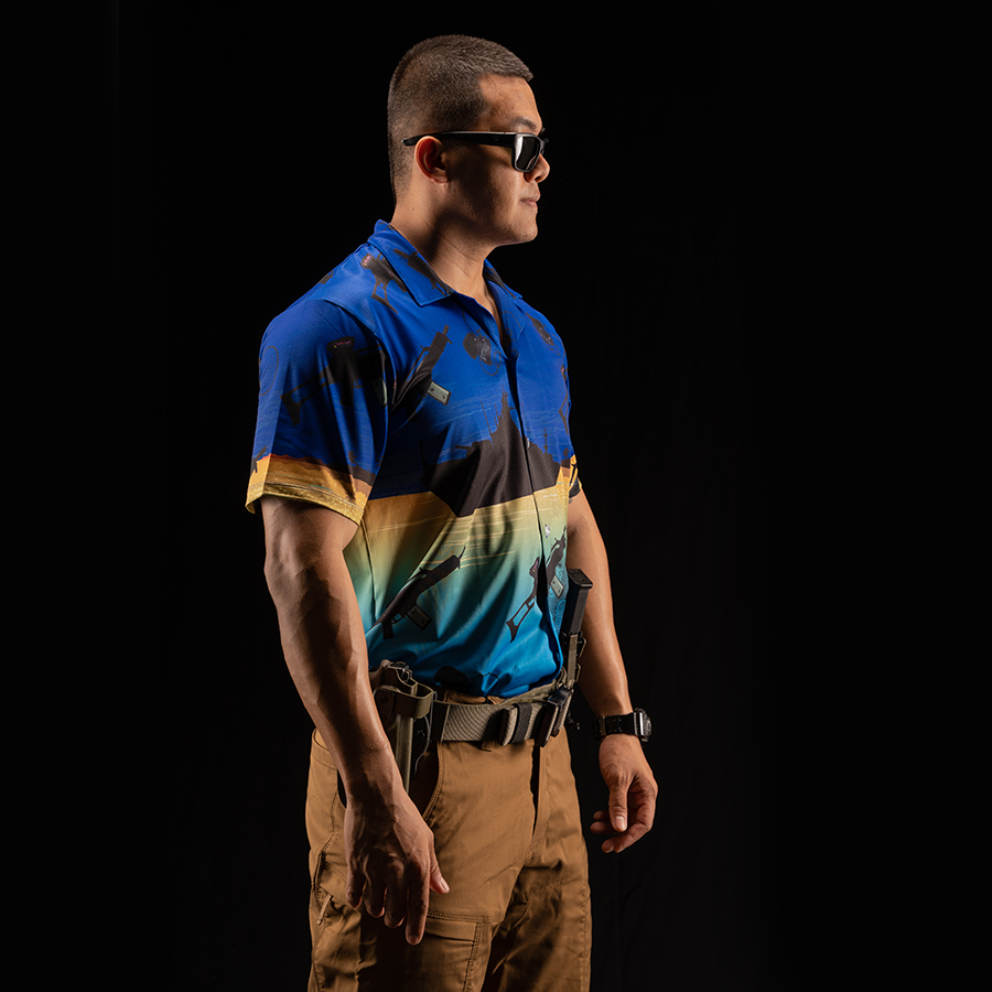 เสื้อฮาวาย VALOR PX - มัจฉานุจู่โจม Hawaii Shirt