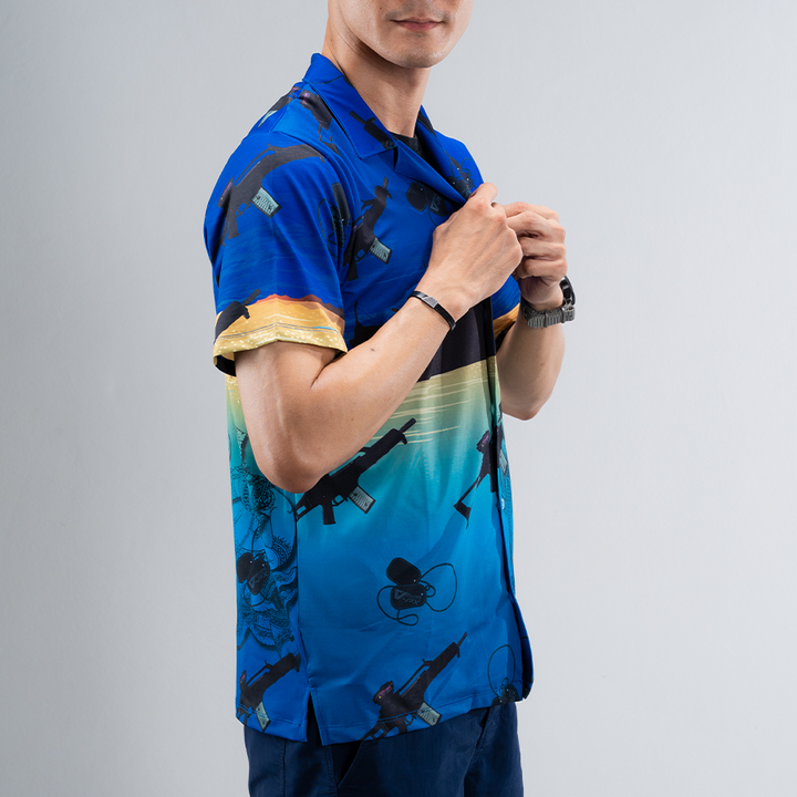 เสื้อฮาวาย VALOR PX - มัจฉานุจู่โจม Hawaii Shirt