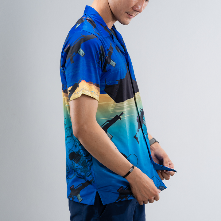 เสื้อฮาวาย VALOR PX - มัจฉานุจู่โจม Hawaii Shirt