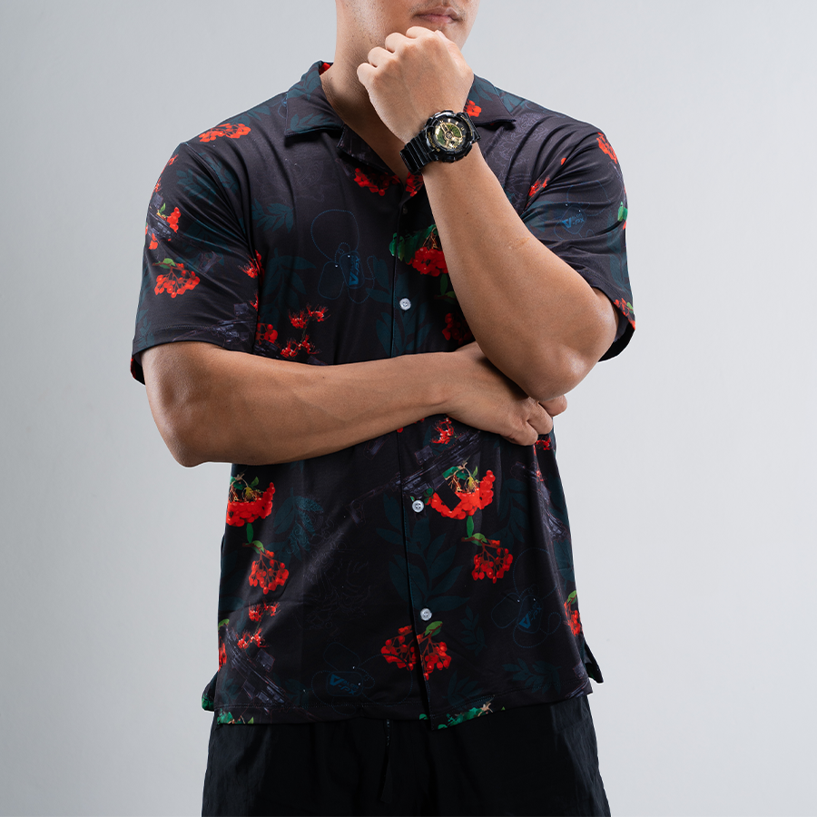 เสื้อฮาวาย VALOR PX - หนุมาน MCX Hawaii Shirt