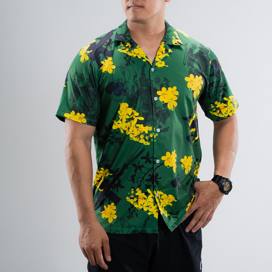 เสื้อฮาวาย VALOR PX - ทศกันฐ์ลั่นไก Hawaii Shirt