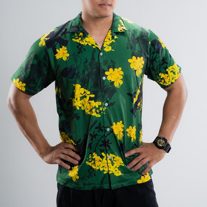 เสื้อฮาวาย VALOR PX - ทศกันฐ์ลั่นไก Hawaii Shirt
