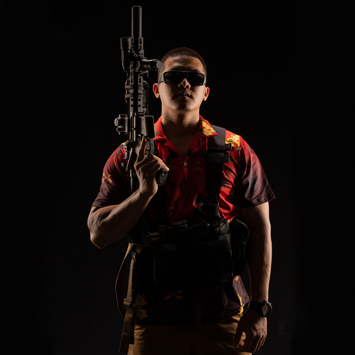 เสื้อฮาวาย VALOR PX - เอราวัณ M5 Hawaii Shirt