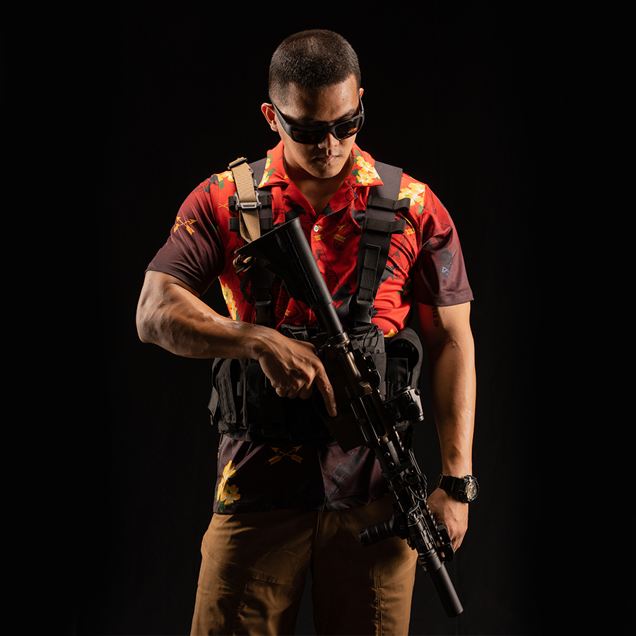 เสื้อฮาวาย VALOR PX - เอราวัณ M5 Hawaii Shirt