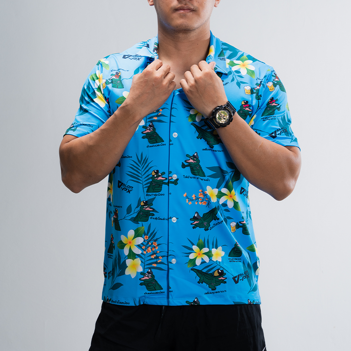 เสื้อฮาวาย VALOR PX x หรวจลาว - Original Hawaii Shirt