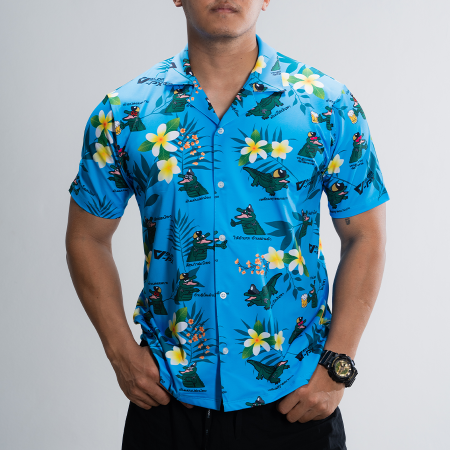 เสื้อฮาวาย VALOR PX x หรวจลาว - Original Hawaii Shirt