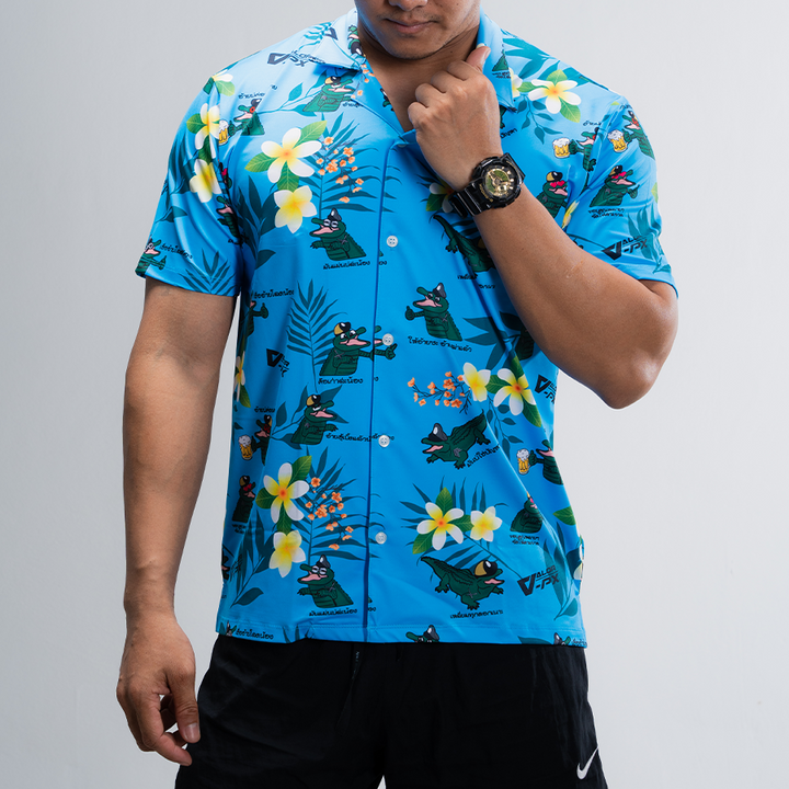 เสื้อฮาวาย VALOR PX x หรวจลาว - Original Hawaii Shirt