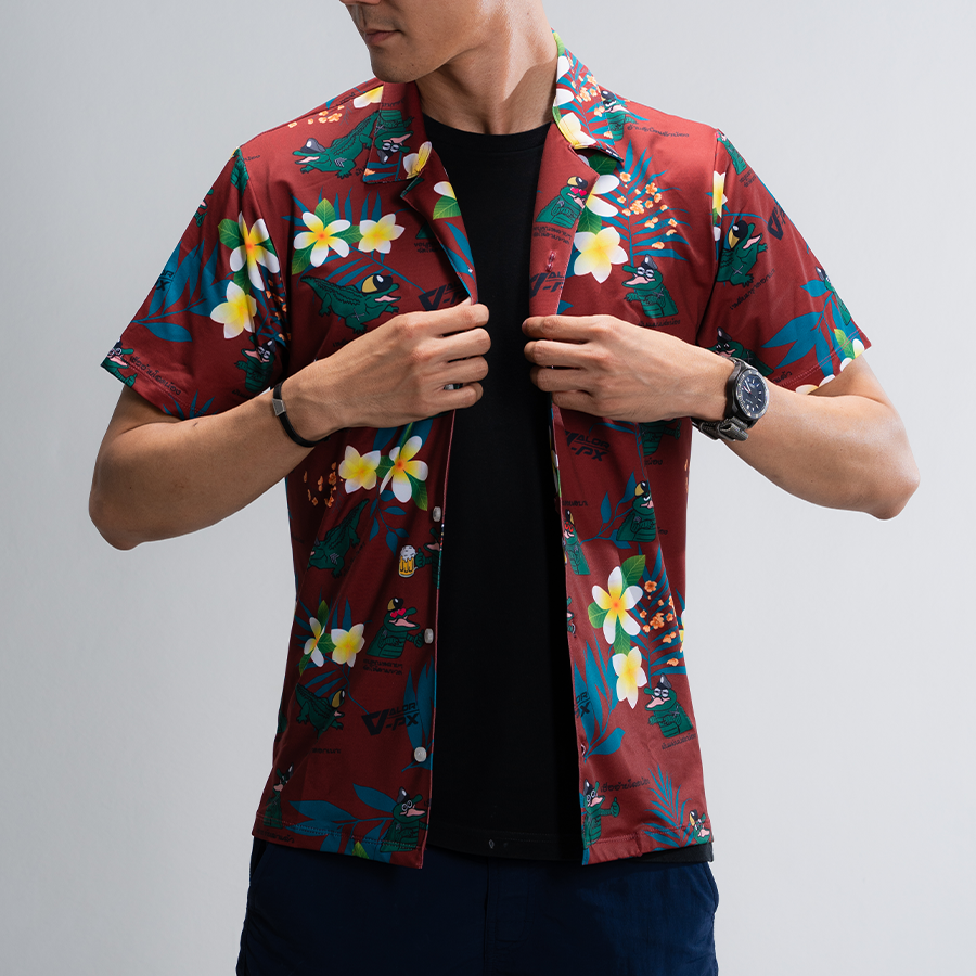 เสื้อฮาวาย VALOR PX x หรวจลาว - Original Hawaii Shirt