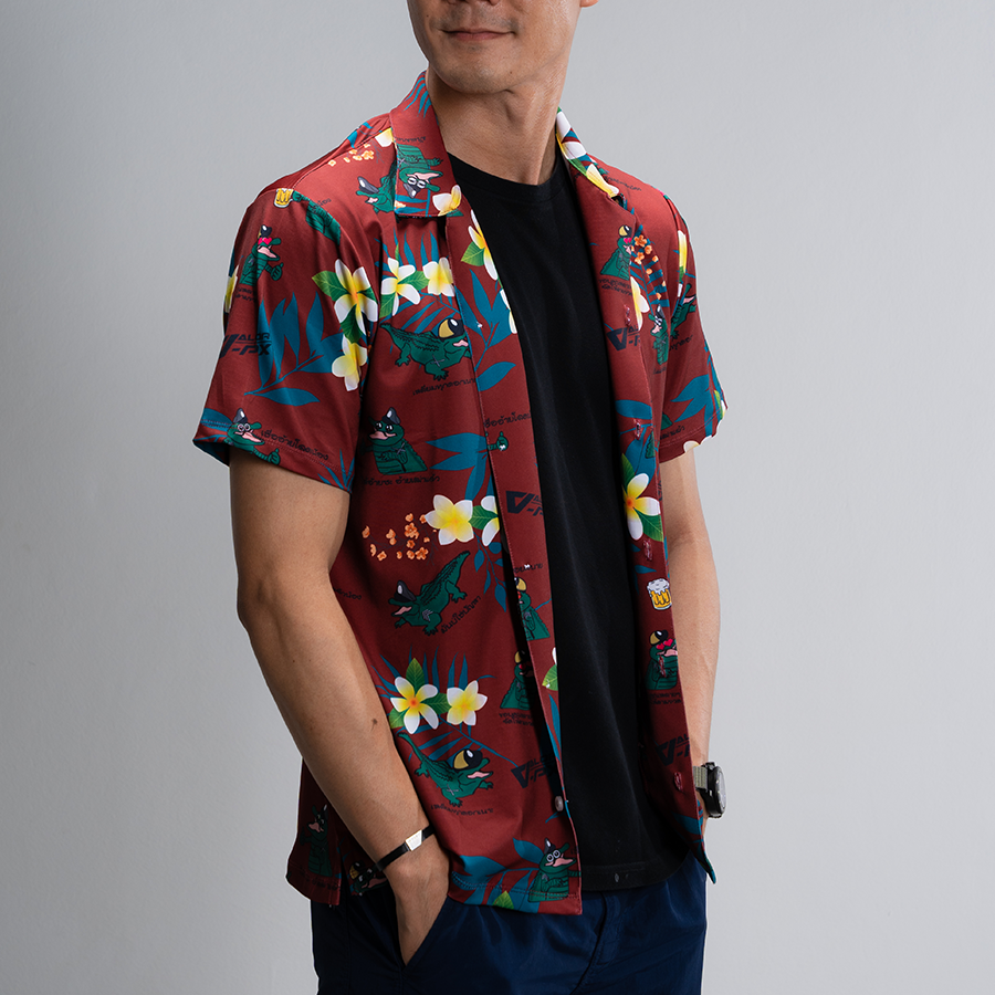 เสื้อฮาวาย VALOR PX x หรวจลาว - Original Hawaii Shirt