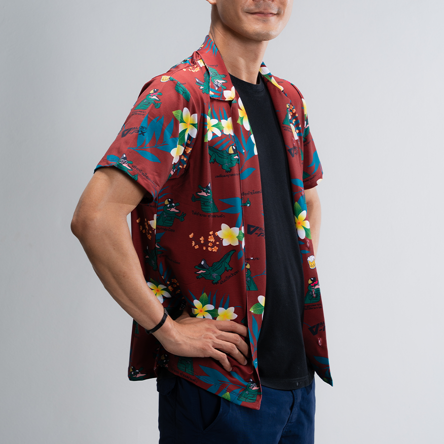 เสื้อฮาวาย VALOR PX x หรวจลาว - Original Hawaii Shirt