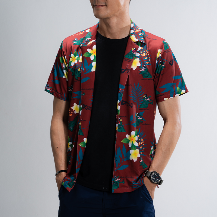 เสื้อฮาวาย VALOR PX x หรวจลาว - Original Hawaii Shirt