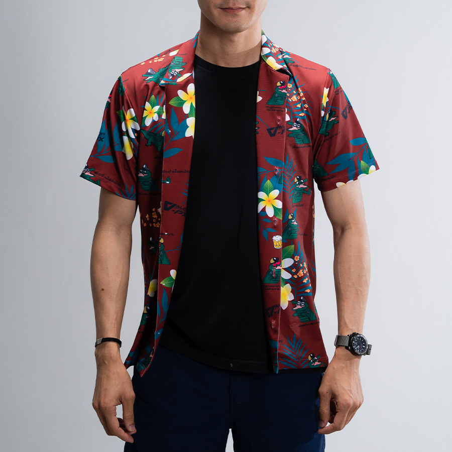 เสื้อฮาวาย VALOR PX x หรวจลาว - Original Hawaii Shirt