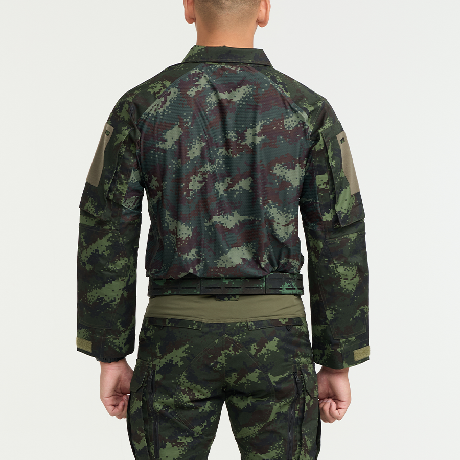 เสื้อทหาร Valor PX - Native Combat Shirt เสื้อคอมแบทลายพราง ทหารบก