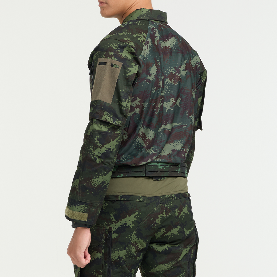 เสื้อทหาร Valor PX - Native Combat Shirt เสื้อคอมแบทลายพราง ทหารบก