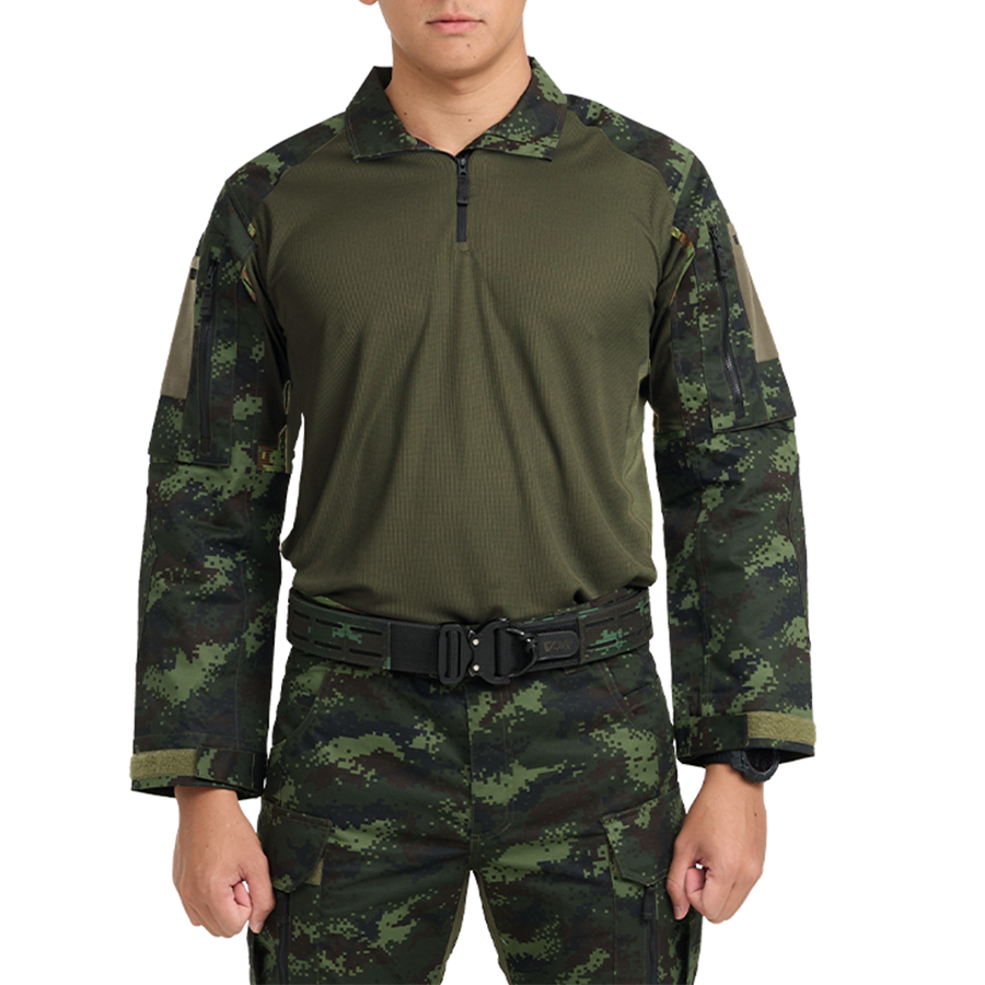 เสื้อทหาร Valor PX - Native Combat Shirt เสื้อคอมแบทลายพราง ทหารบก