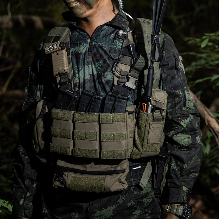 เสื้อทหาร Valor PX - Native Combat Shirt เสื้อคอมแบทลายพราง ทหารบก