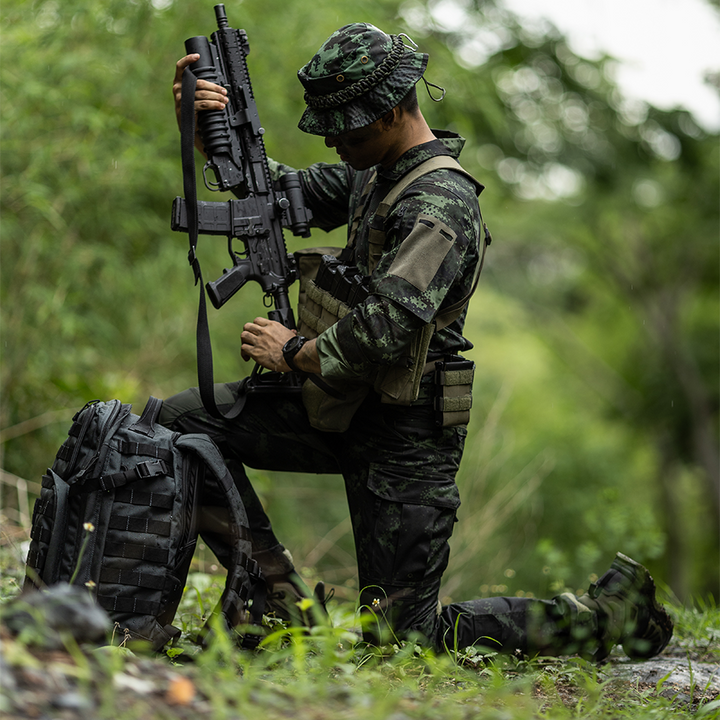 เสื้อทหาร Valor PX - Native Combat Shirt เสื้อคอมแบทลายพราง ทหารบก