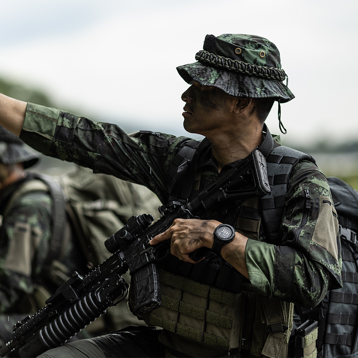 เสื้อทหาร Valor PX - Native Combat Shirt เสื้อคอมแบทลายพราง ทหารบก