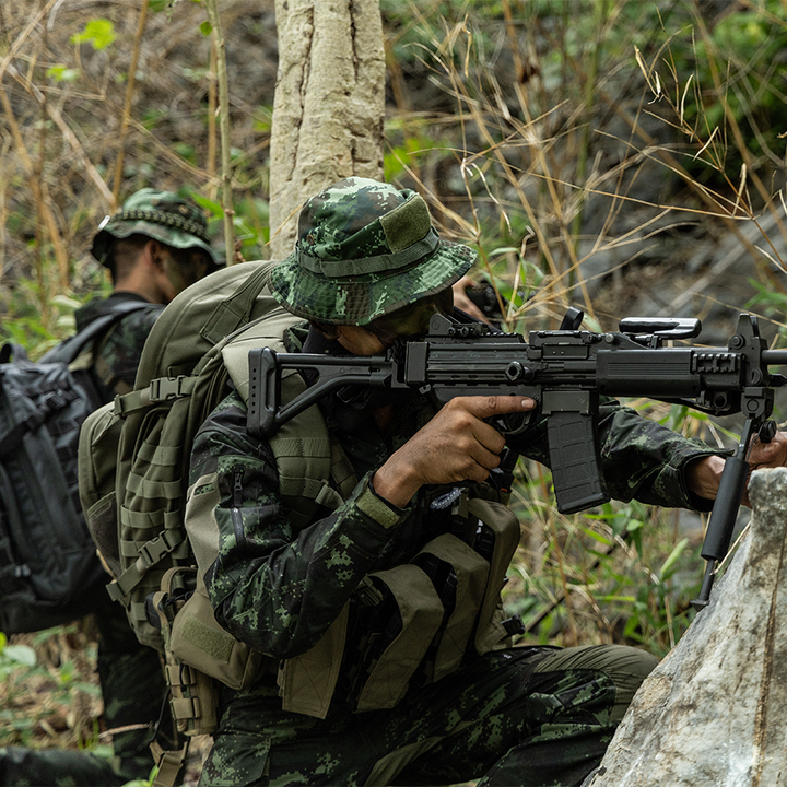 เสื้อทหาร Valor PX - Native Combat Shirt เสื้อคอมแบทลายพราง ทหารบก