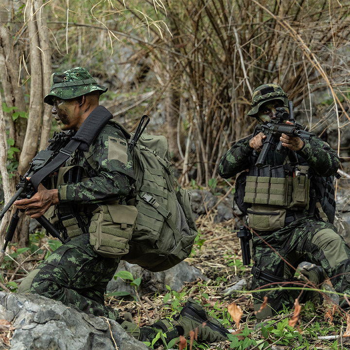 เสื้อทหาร Valor PX - Native Combat Shirt เสื้อคอมแบทลายพราง ทหารบก