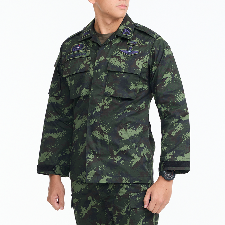 เสื้อทหาร VALOR PX - Native BDU Shirt เสื้อฝึกลายพราง ทหารบก