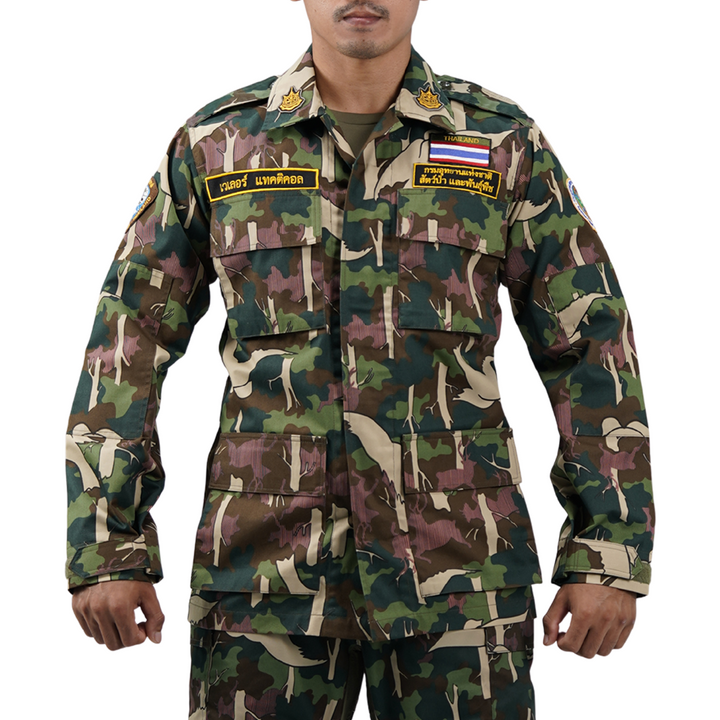 เสื้อทหาร VALOR PX - Native BDU Shirt เสื้อลายพราง กรมอุทยานแห่งชาติ สัตว์ป่า และพันธุ์พืช