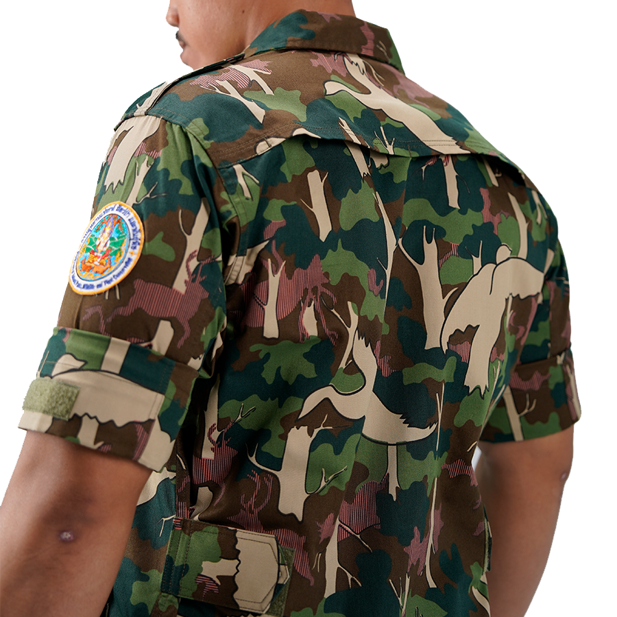เสื้อทหาร VALOR PX - Native BDU Shirt เสื้อลายพราง กรมอุทยานแห่งชาติ สัตว์ป่า และพันธุ์พืช