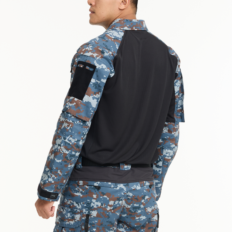 เสื้อทหาร VALOR PX - Native Combat Shirt [RTAF/Black] เสื้อคอมแบท ทหารอากาศ
