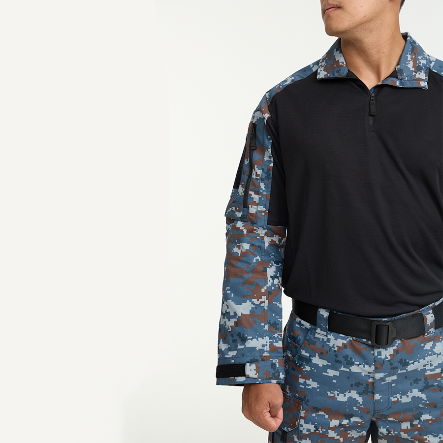 เสื้อทหาร VALOR PX - Native Combat Shirt [RTAF/Black] เสื้อคอมแบท ทหารอากาศ