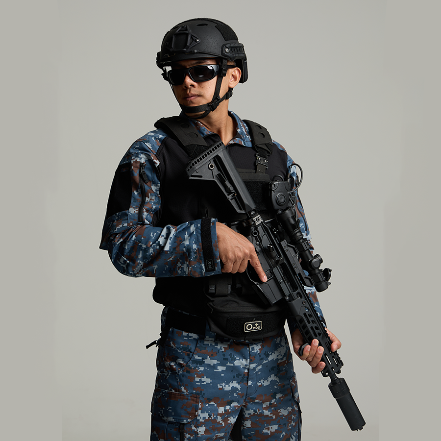 เสื้อทหาร VALOR PX - Native Combat Shirt [RTAF/Black] เสื้อคอมแบท ทหารอากาศ