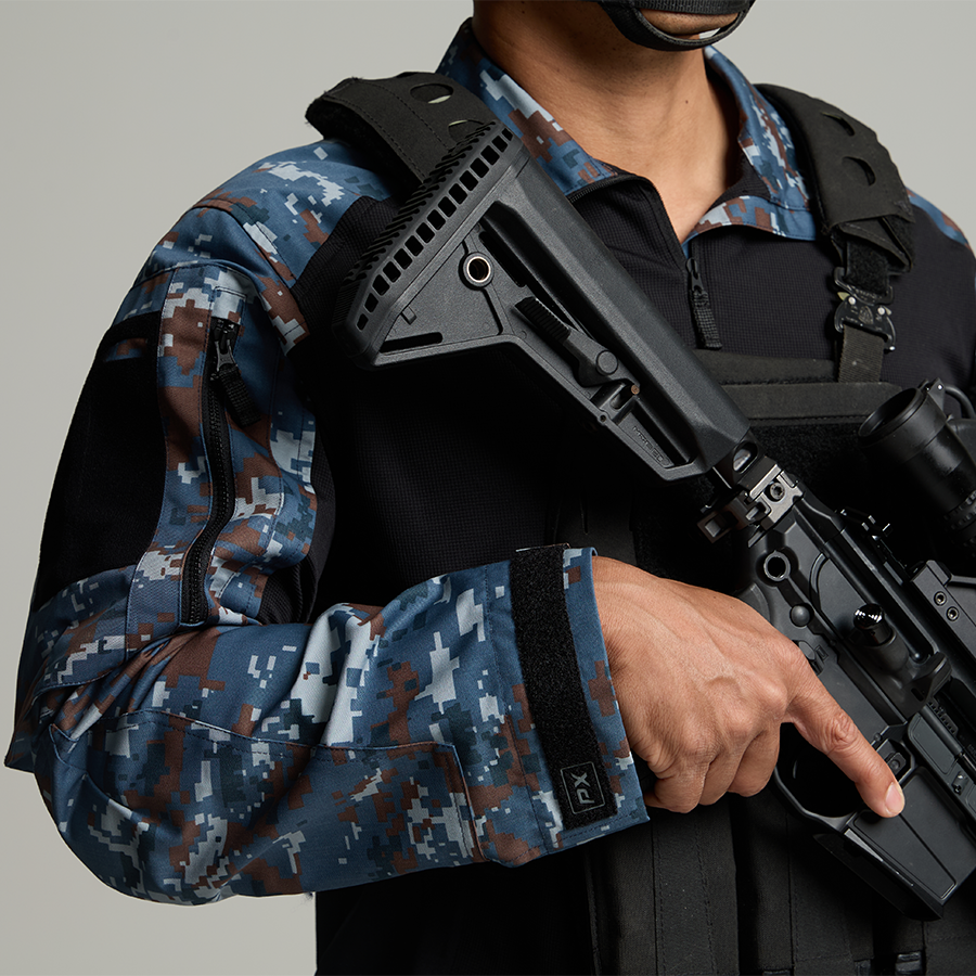 เสื้อทหาร VALOR PX - Native Combat Shirt [RTAF/Black] เสื้อคอมแบท ทหารอากาศ