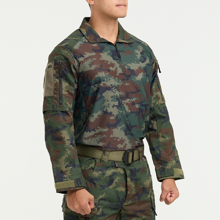 เสื้อทหาร VALOR PX - Native Combat Shirt เสื้อคอมแบทลายพราง ทหารเรือ