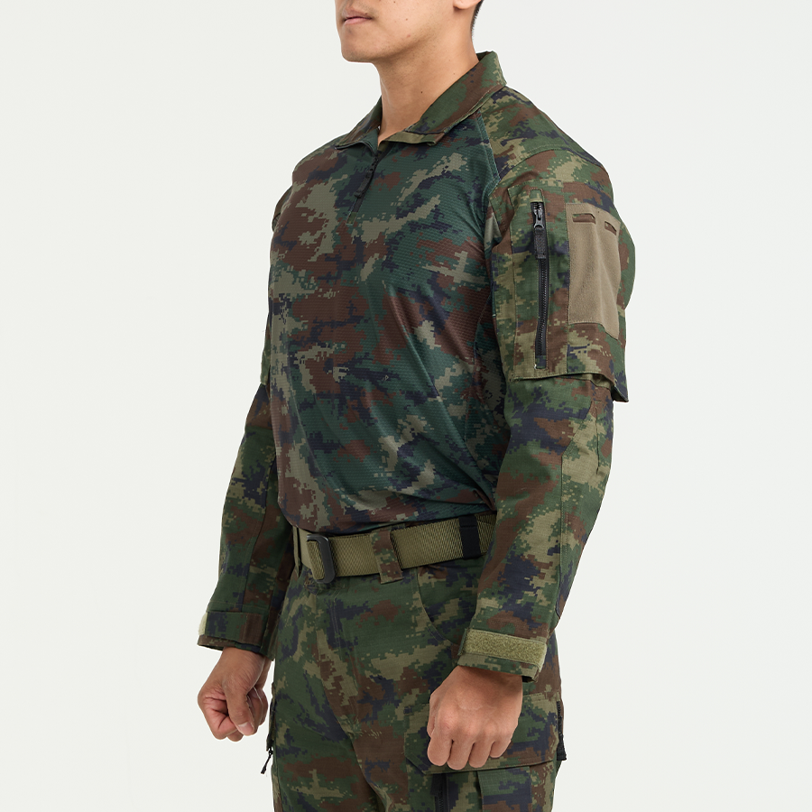 เสื้อทหาร VALOR PX - Native Combat Shirt เสื้อคอมแบทลายพราง ทหารเรือ