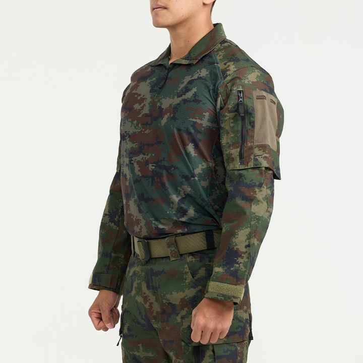 เสื้อทหาร VALOR PX - Native Combat Shirt เสื้อคอมแบทลายพราง ทหารเรือ