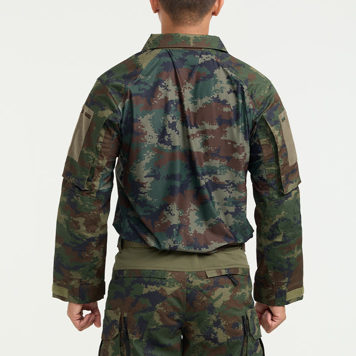 เสื้อทหาร VALOR PX - Native Combat Shirt เสื้อคอมแบทลายพราง ทหารเรือ