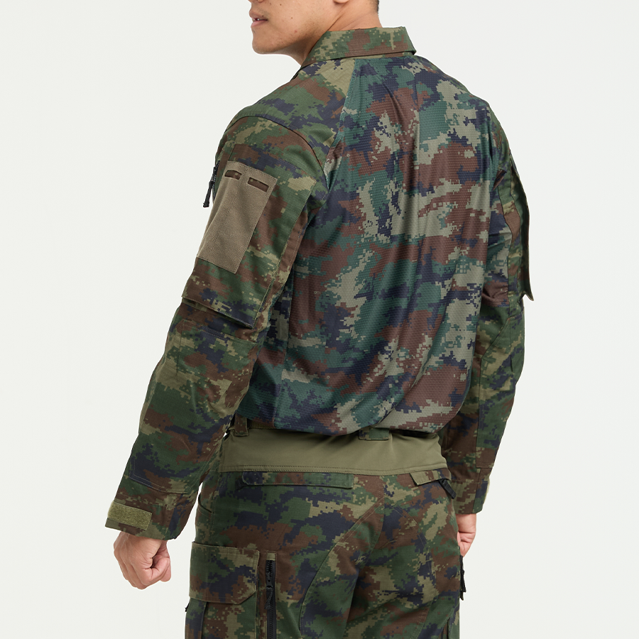 เสื้อทหาร VALOR PX - Native Combat Shirt เสื้อคอมแบทลายพราง ทหารเรือ