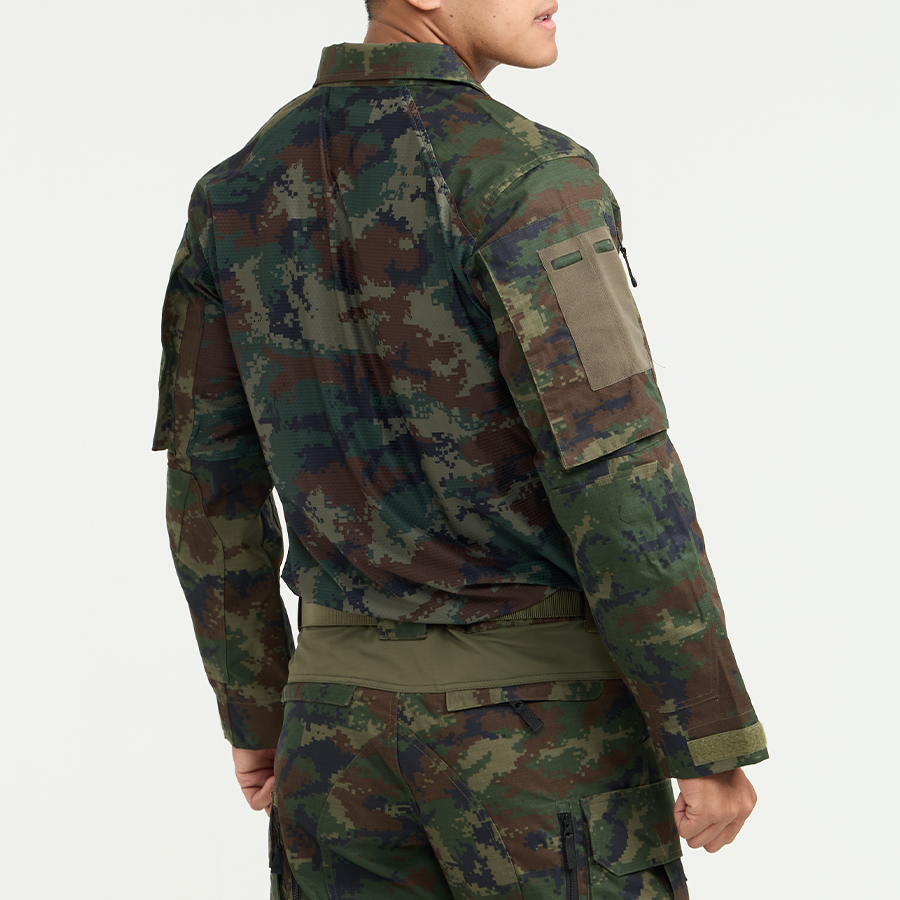 เสื้อทหาร VALOR PX - Native Combat Shirt เสื้อคอมแบทลายพราง ทหารเรือ