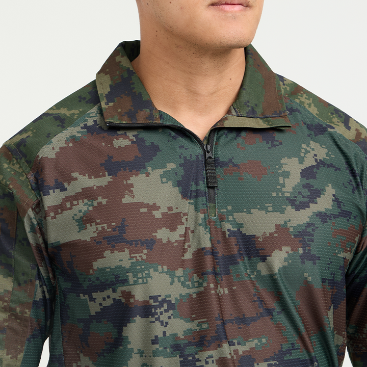 เสื้อทหาร VALOR PX - Native Combat Shirt เสื้อคอมแบทลายพราง ทหารเรือ
