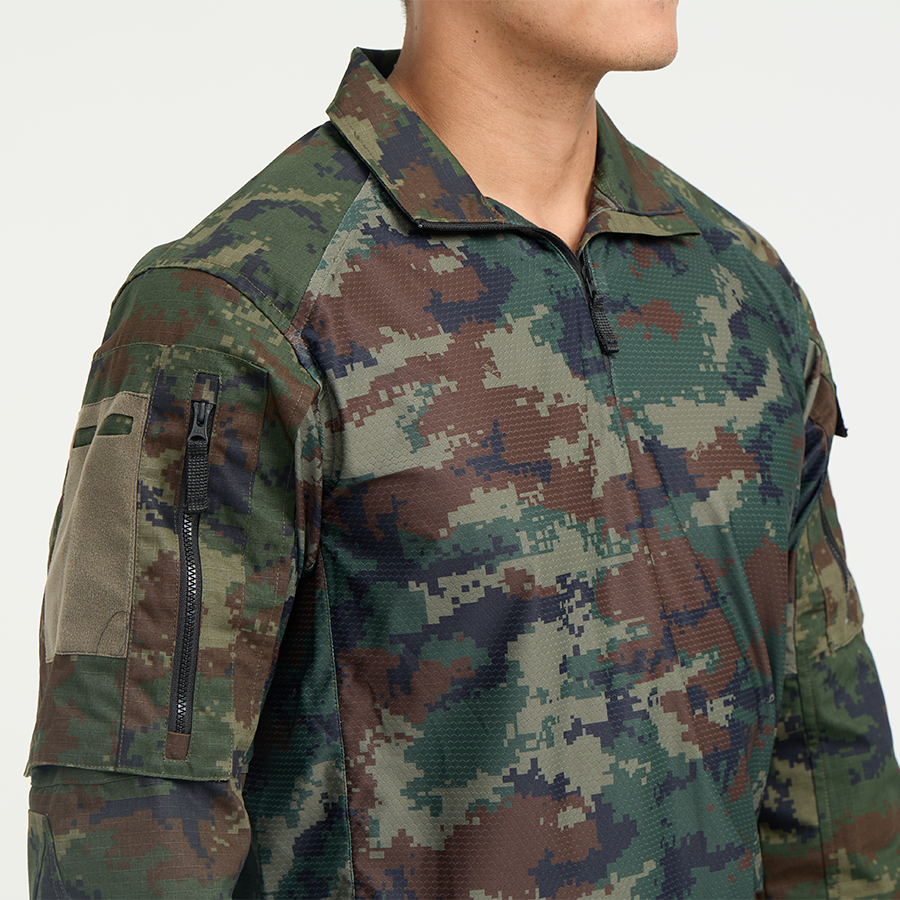 เสื้อทหาร VALOR PX - Native Combat Shirt เสื้อคอมแบทลายพราง ทหารเรือ