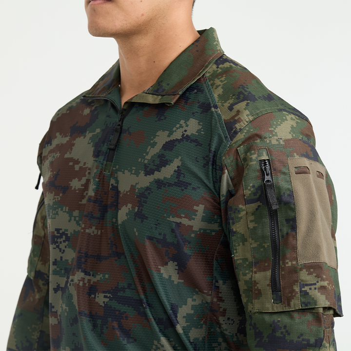 เสื้อทหาร VALOR PX - Native Combat Shirt เสื้อคอมแบทลายพราง ทหารเรือ