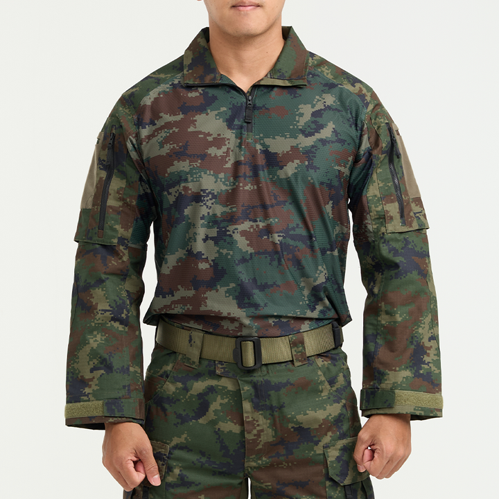 เสื้อทหาร VALOR PX - Native Combat Shirt เสื้อคอมแบทลายพราง ทหารเรือ