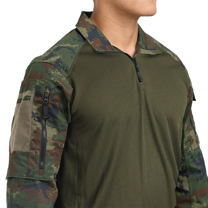 เสื้อทหาร VALOR PX - Native Combat Shirt เสื้อคอมแบทลายพราง ทหารเรือ