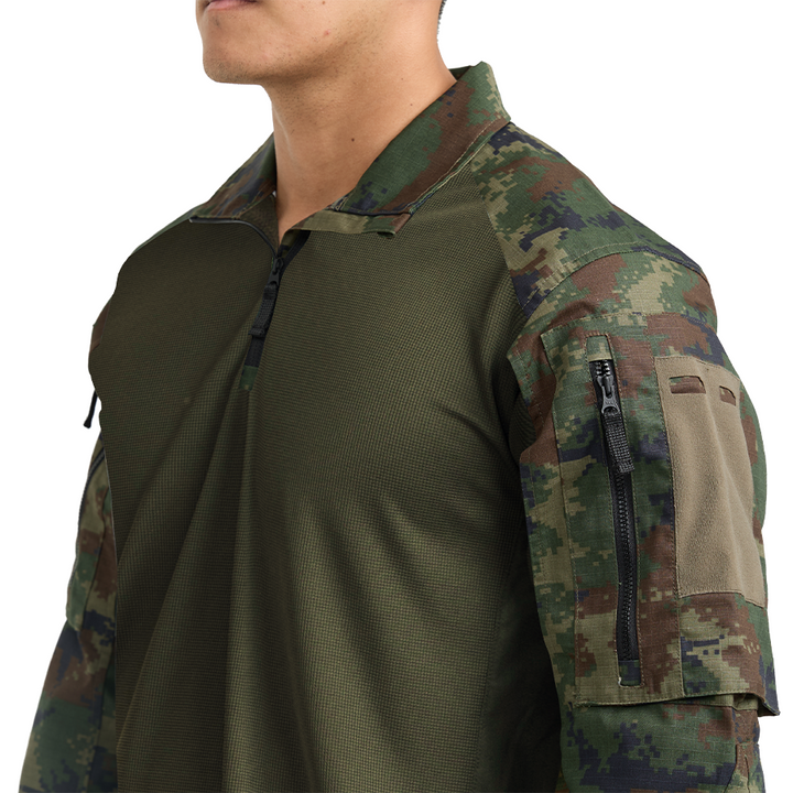 เสื้อทหาร VALOR PX - Native Combat Shirt เสื้อคอมแบทลายพราง ทหารเรือ