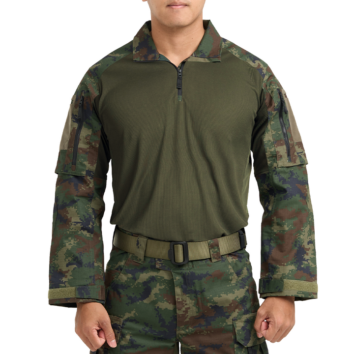 เสื้อทหาร VALOR PX - Native Combat Shirt เสื้อคอมแบทลายพราง ทหารเรือ